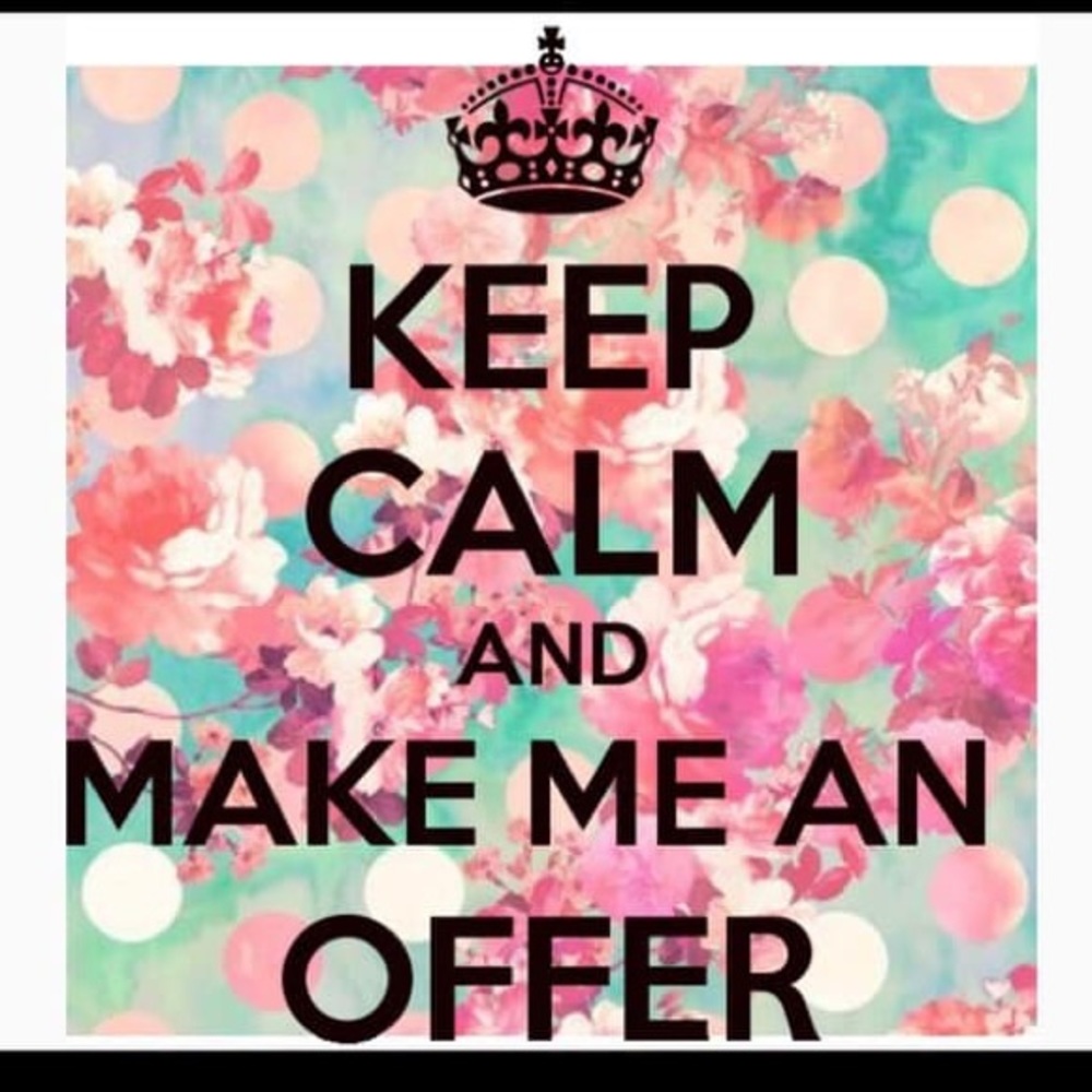 Offers welcome!! Thank you for stopping by 🛍!